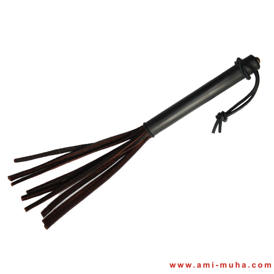 Bdsm Black Leather Genital And Breast Flogger Ami Muha