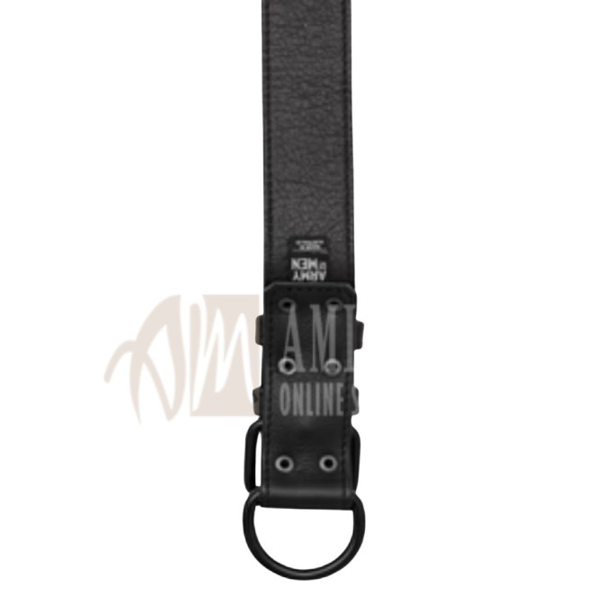 Pup Collar – Black | Bold, Sleek Leather Neck Gear