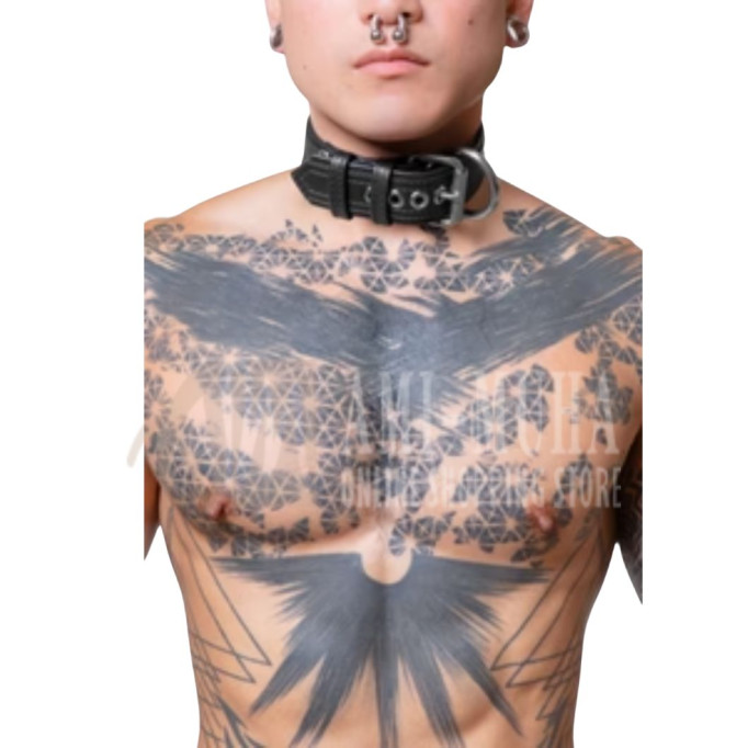 COMBAT COLLAR WIDE - Stainless Steel