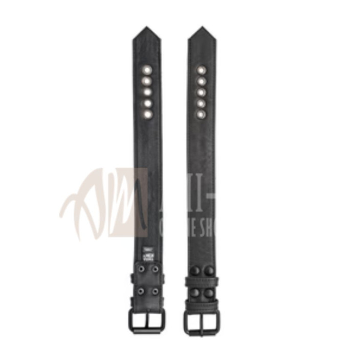 Combat Armbelt Narrow – Black Leather Armband for Men