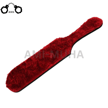 Ami-Muha Leather & Fur Paddle 