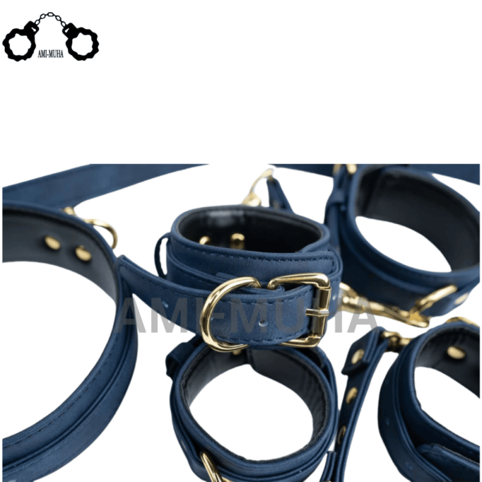 Ami Muha Premium Leather Restraints Kit Set