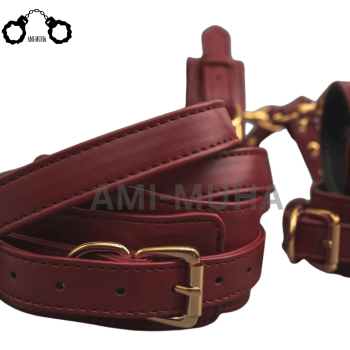 Ami- Muha premium Leather restraints kit Sets