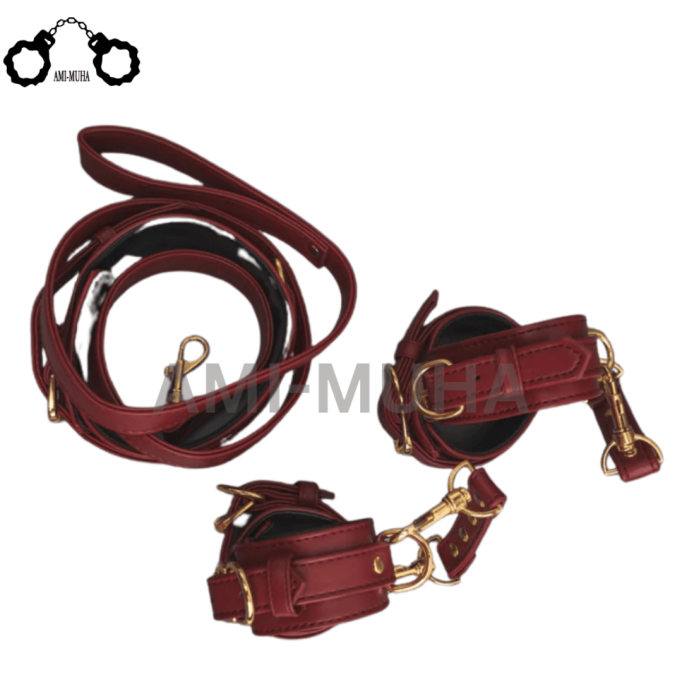 Ami- Muha premium Leather restraints kit Sets